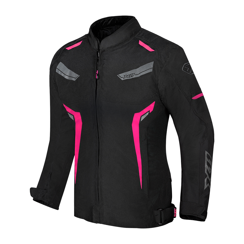 JAQUETA X11 ONE SPORT FEMININA PRETO/ROSA