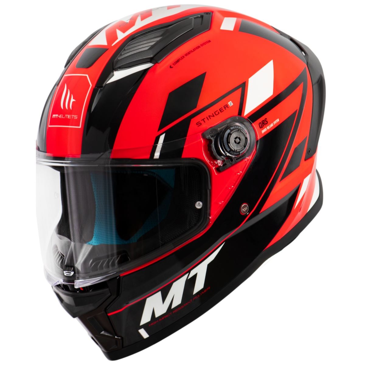 Capacete MT Stinger 2 Zivze C5 – Vermelho