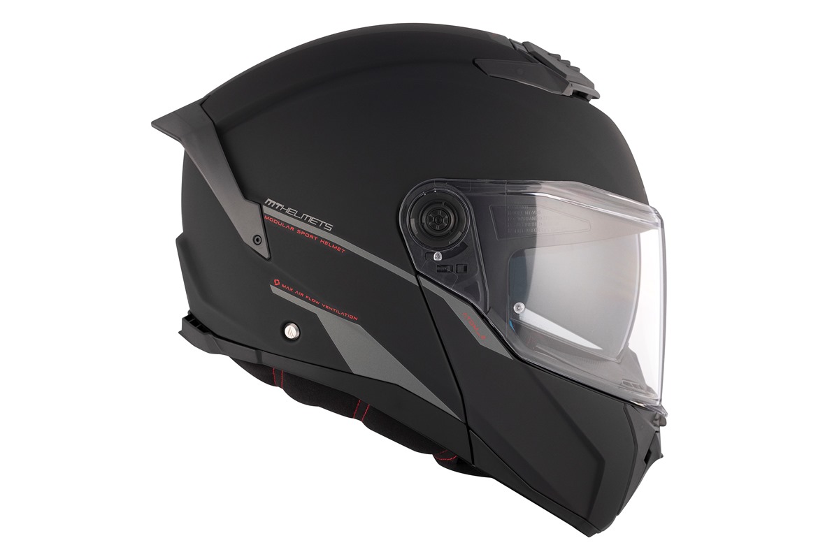 Capacete Mt Helmets Atom 2 Solid A1 - Black Mate - Image 6