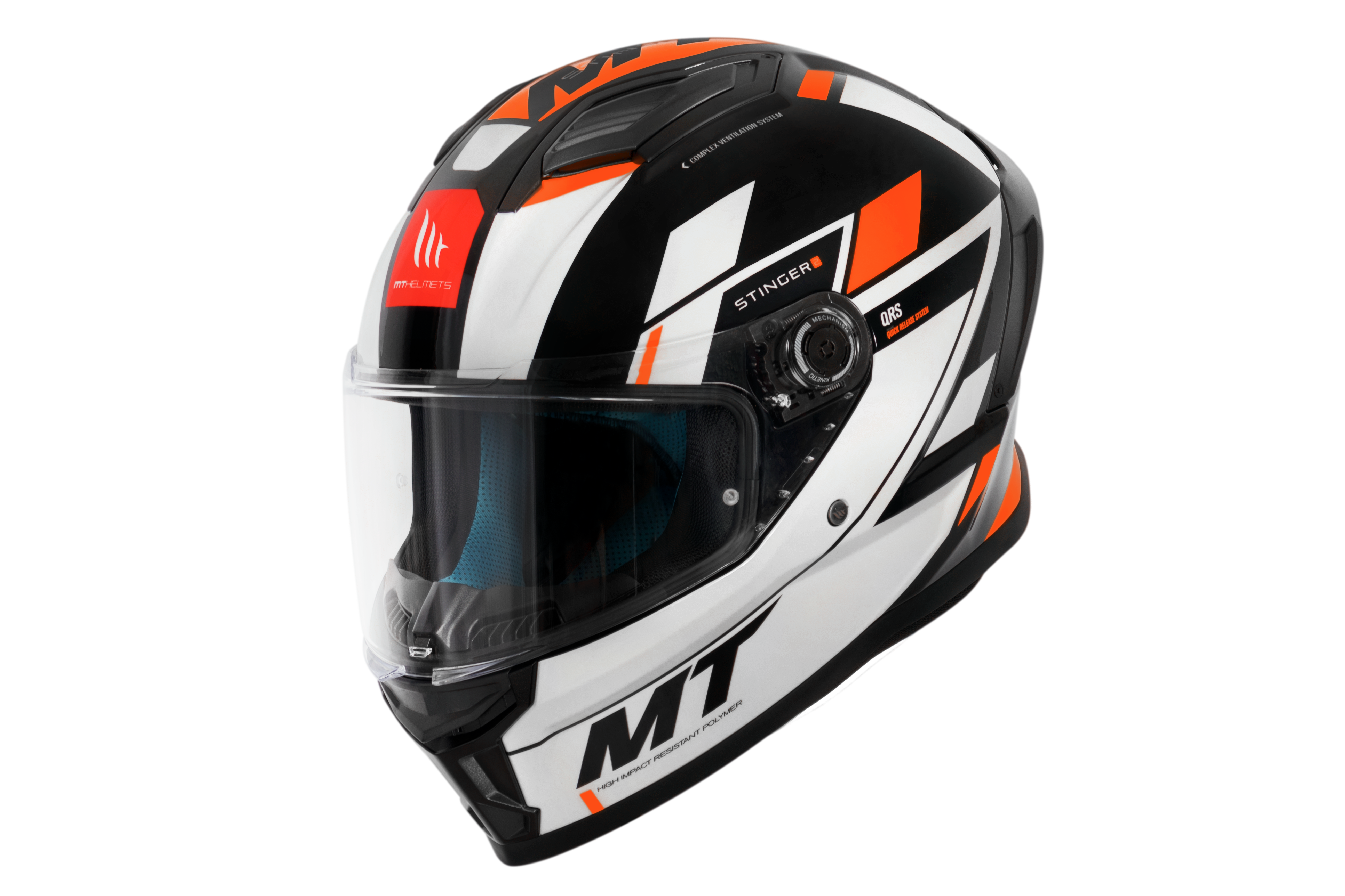 Capacete MT Stinger 2 Zivze B4 - Laranja Fluor - Image 3