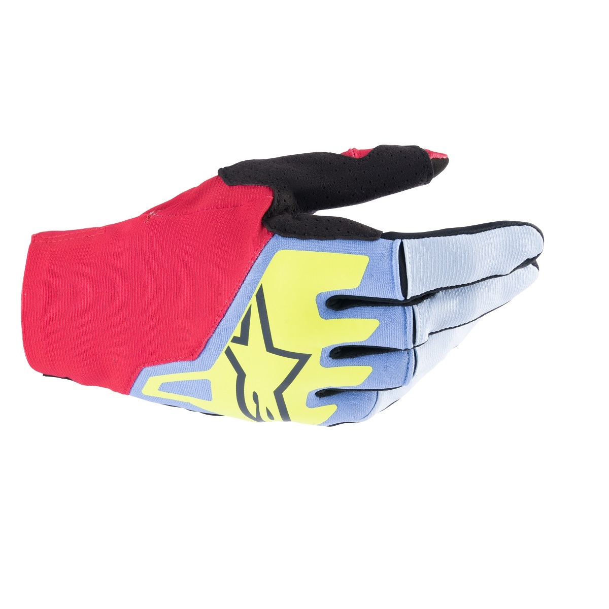 Luva Alpinestars TechStar 24 Azul Vermelho Preto