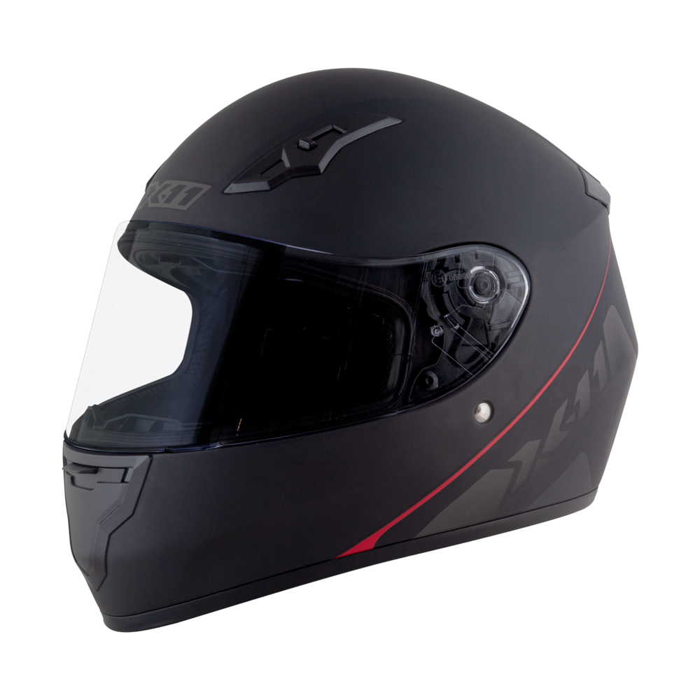 Capacete X11 Trust Solides Preto Fosco