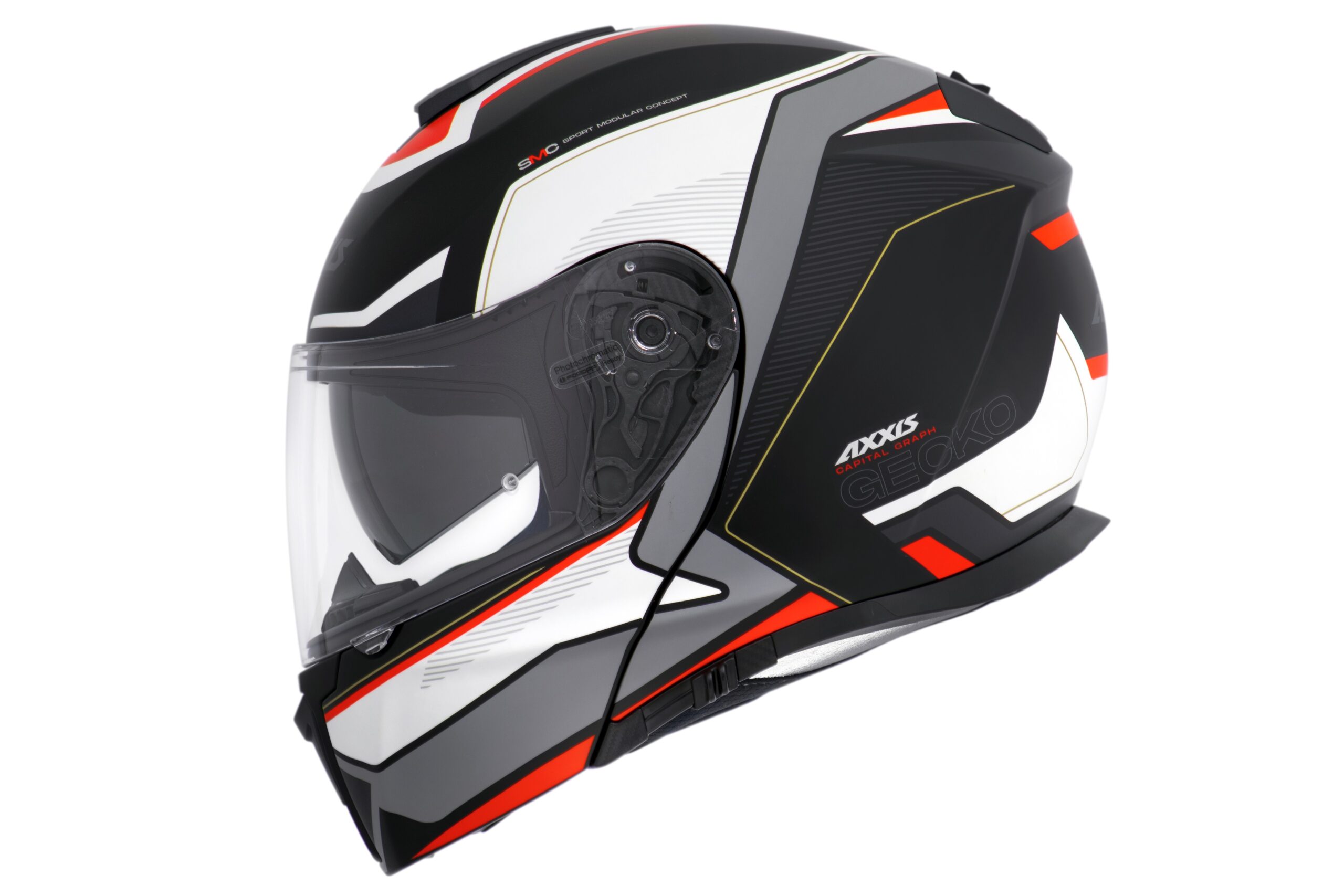 Capacete AXXIS Gecko SV Capital B5 – Red Fluor Matte