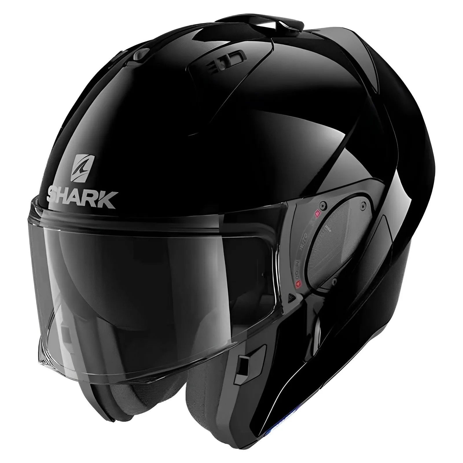 Capacete SHARK EVO ES Blank Preto brilho