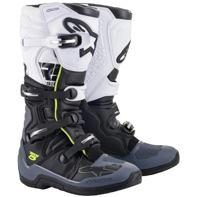 Bota Alpinestars Tech 5 Preto/Cinza/Branco