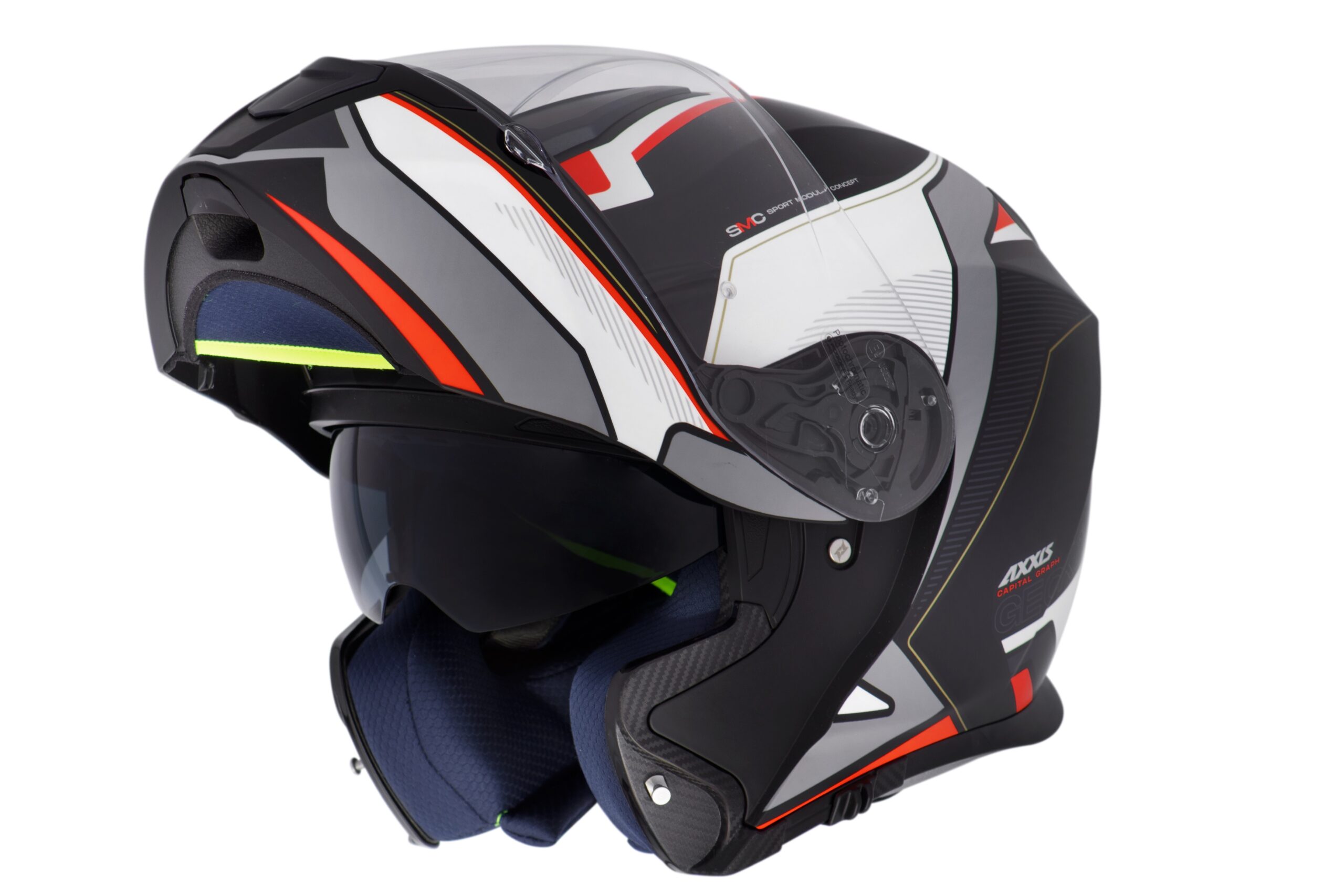 Capacete AXXIS Gecko SV Capital B5 – Red Fluor Matte