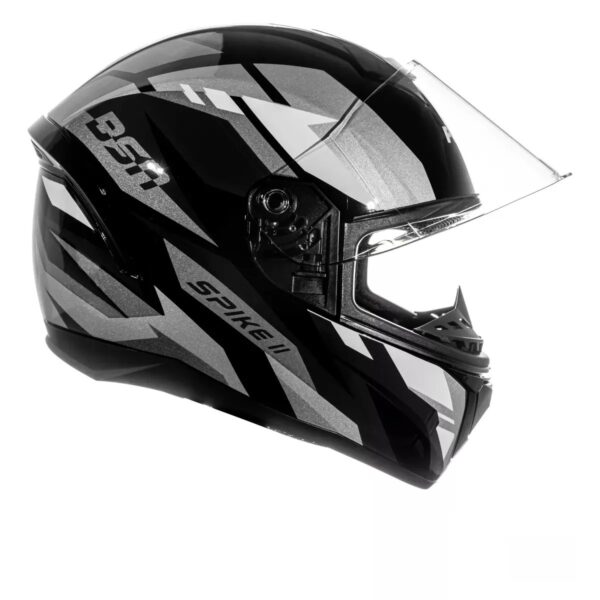 Capacete Spike II BSN Preto Brilho / Grafite - Image 6