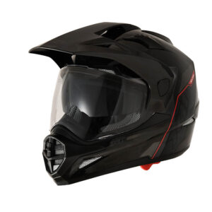 Capacete X11 Crossover Solides Preto Brilho