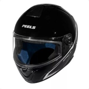 Capacete Spike II NKD Preto Brilho / Prata