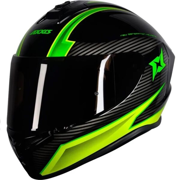 Capacete Axxis Draken Track Gloss Black / Gren - Image 4