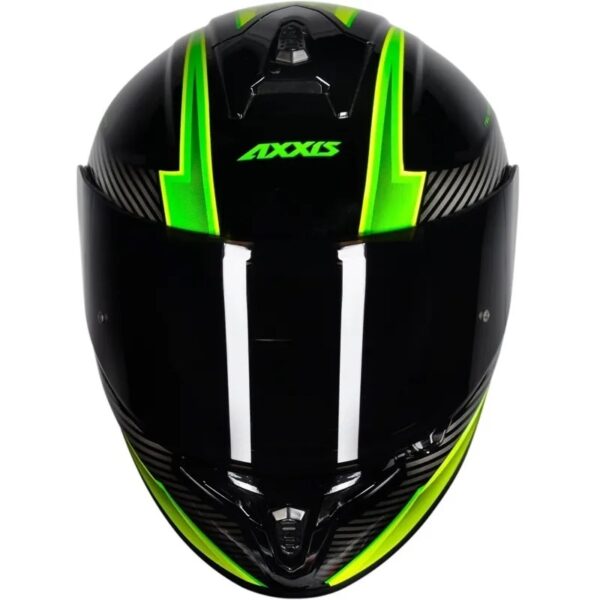 Capacete Axxis Draken Track Gloss Black / Gren - Image 6