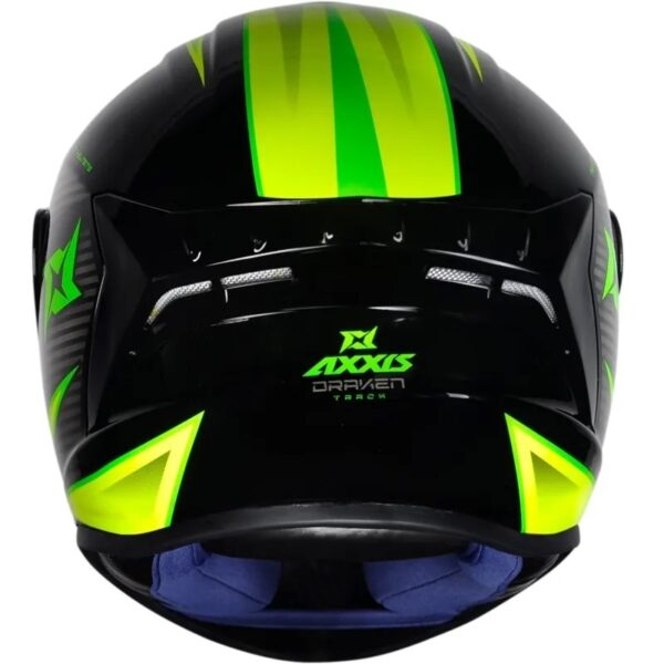 Capacete Axxis Draken Track Gloss Black / Gren - Image 7