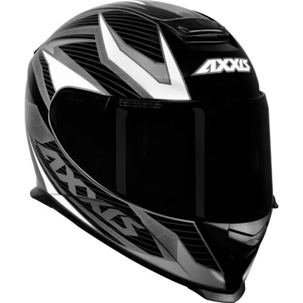 Capacete Axxis Eagle Power - Preto/Cinza/Branco - Image 5