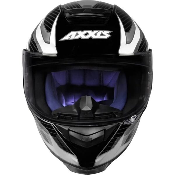 Capacete Axxis Eagle Power - Preto/Cinza/Branco - Image 9