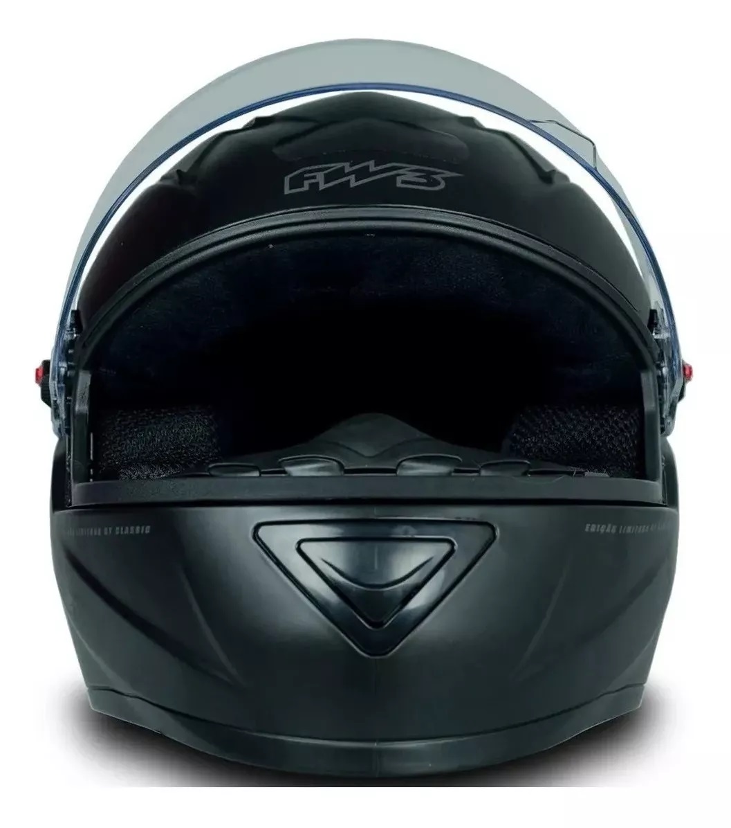 Capacete FW3 GT Classic Preto Fosco - Image 4