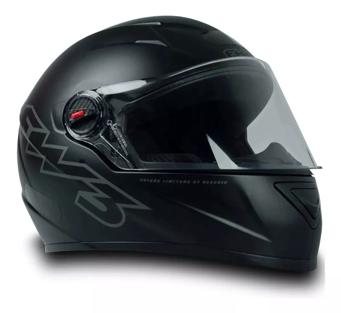 Capacete FW3 GT Classic Preto Fosco - Image 5