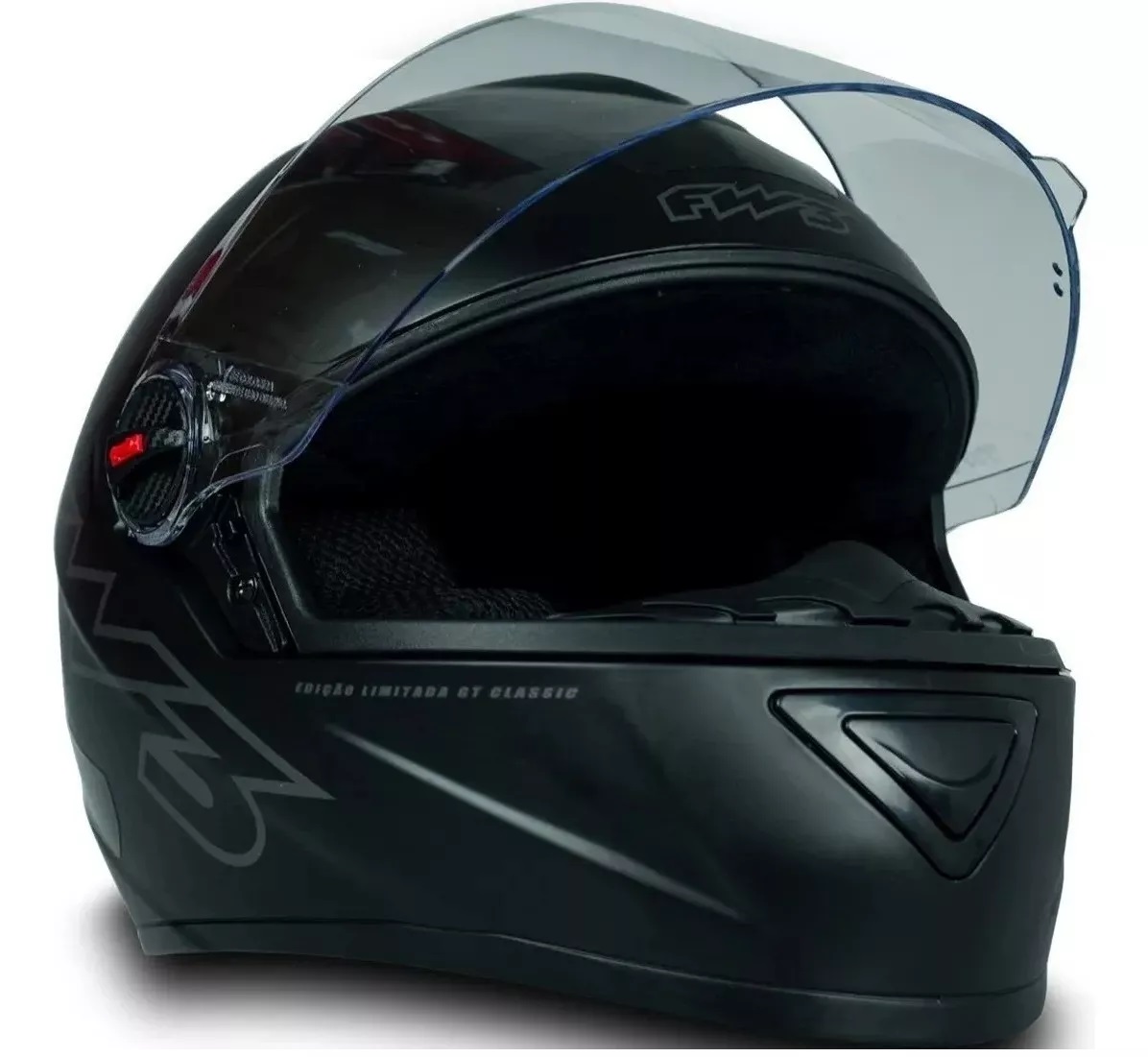 Capacete FW3 GT Classic Preto Fosco - Image 6