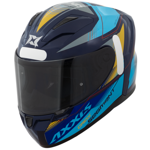 Capacete AXXIS Segment Crox D17 Blue Gloss