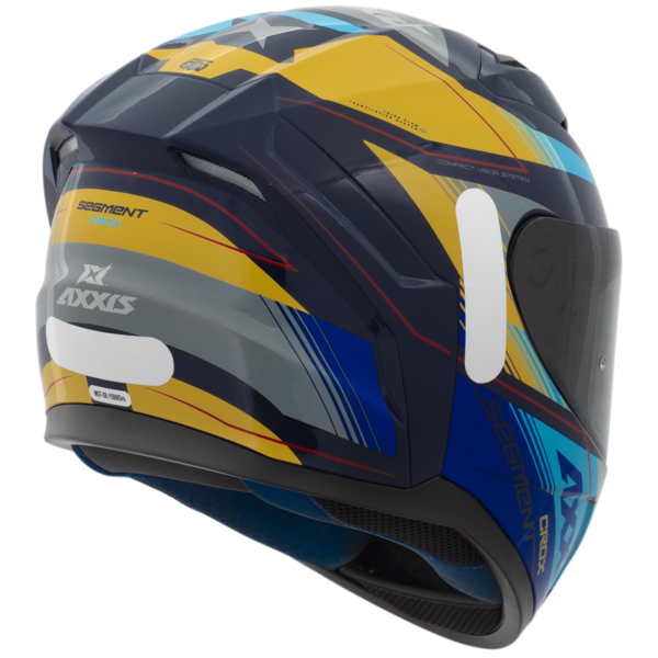 Capacete AXXIS Segment Crox D17 Blue Gloss - Image 4