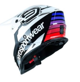 Capacete ASW Fusion 2.0 Relay Branco/Preto/Roxo