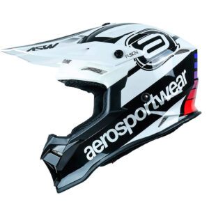 Capacete ASW Fusion 2.0 Relay Branco/Preto/Roxo