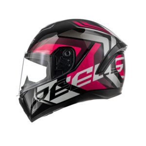 Capacete Peels Spike II GTX Preto Brilho / Pink