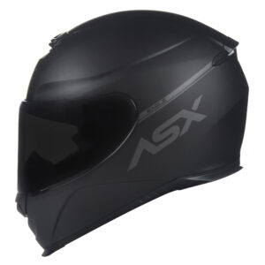 Capacete ASX Eagle Solid Fosco Preto/Cinza