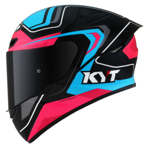 Capacete KYT TT-Course Overtech Black/Pink