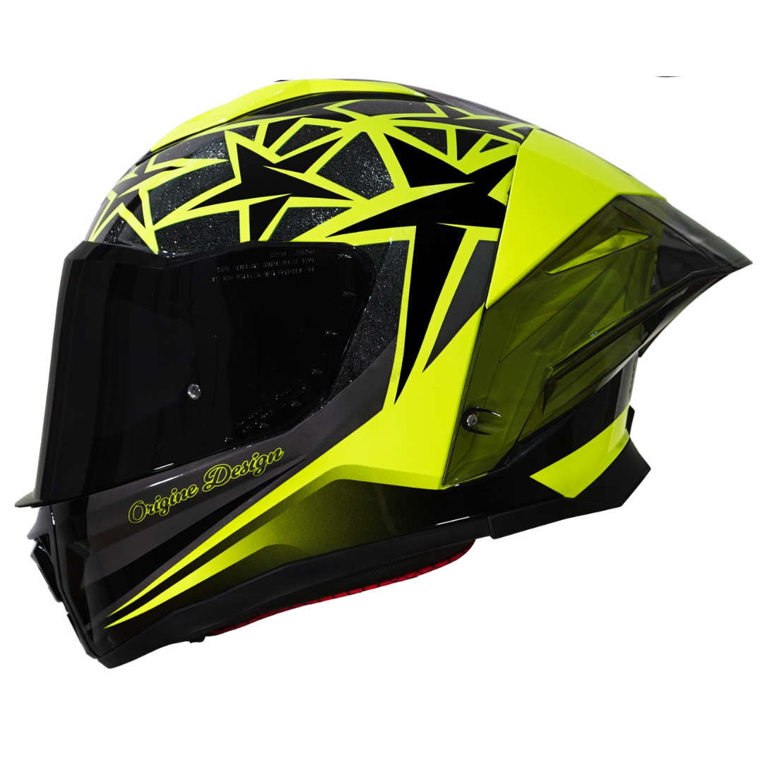 CAPACETE ORIGINE PISTA STAR FLUO