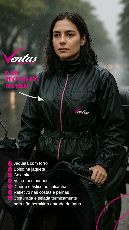 Conjunto chuva ventus feminino