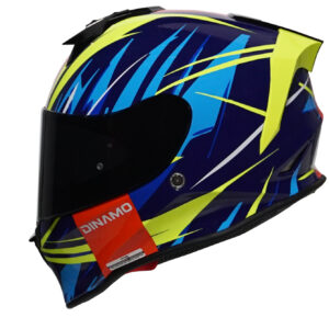 Capacete Origine DINAMO REVO Neon Yellow Red Blue Gloss