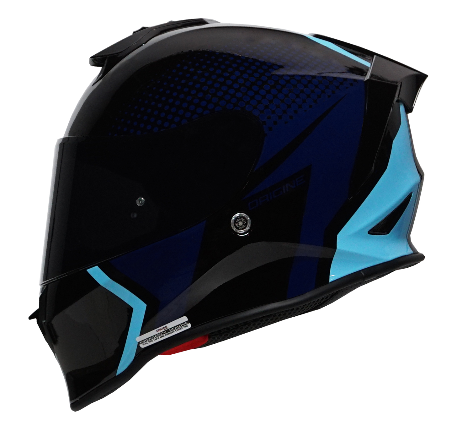 Capacete Origine SZ FASTER Black/Blue