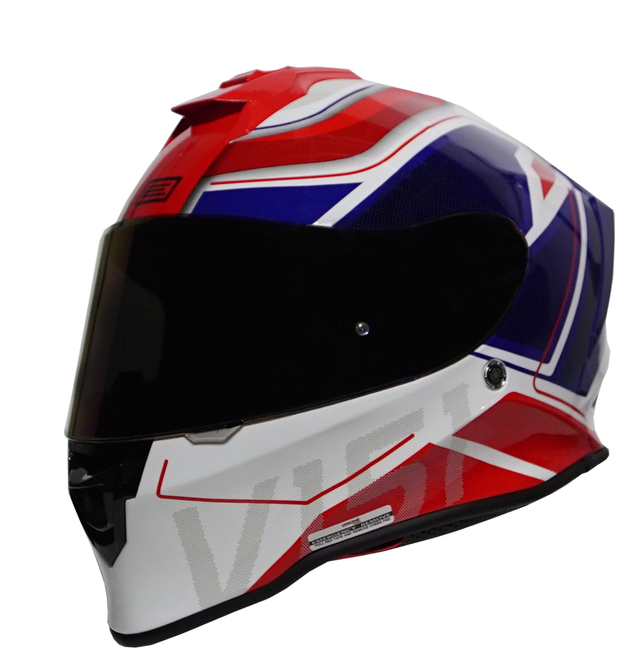 Capacete Origine Dinamo Galaxy Blue/Red/White - Image 4
