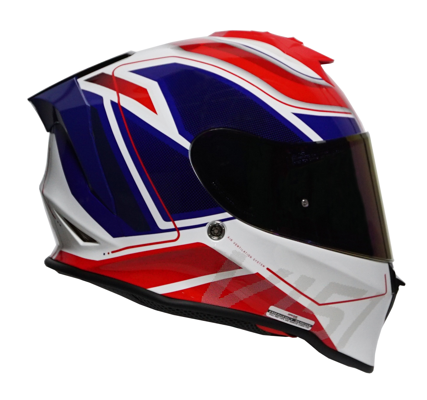 Capacete Origine Dinamo Galaxy Blue/Red/White - Image 8