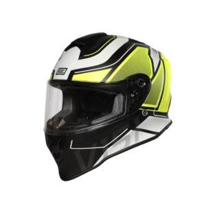 Capacete Origine Dinamo Galaxy Gloss Preto/Branco/Amarelo