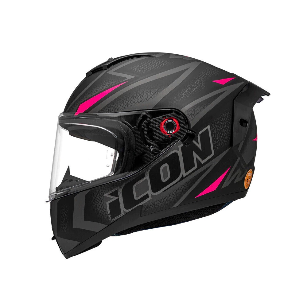 Capacete Peels Icon Pro Preto Fosco / Rosa