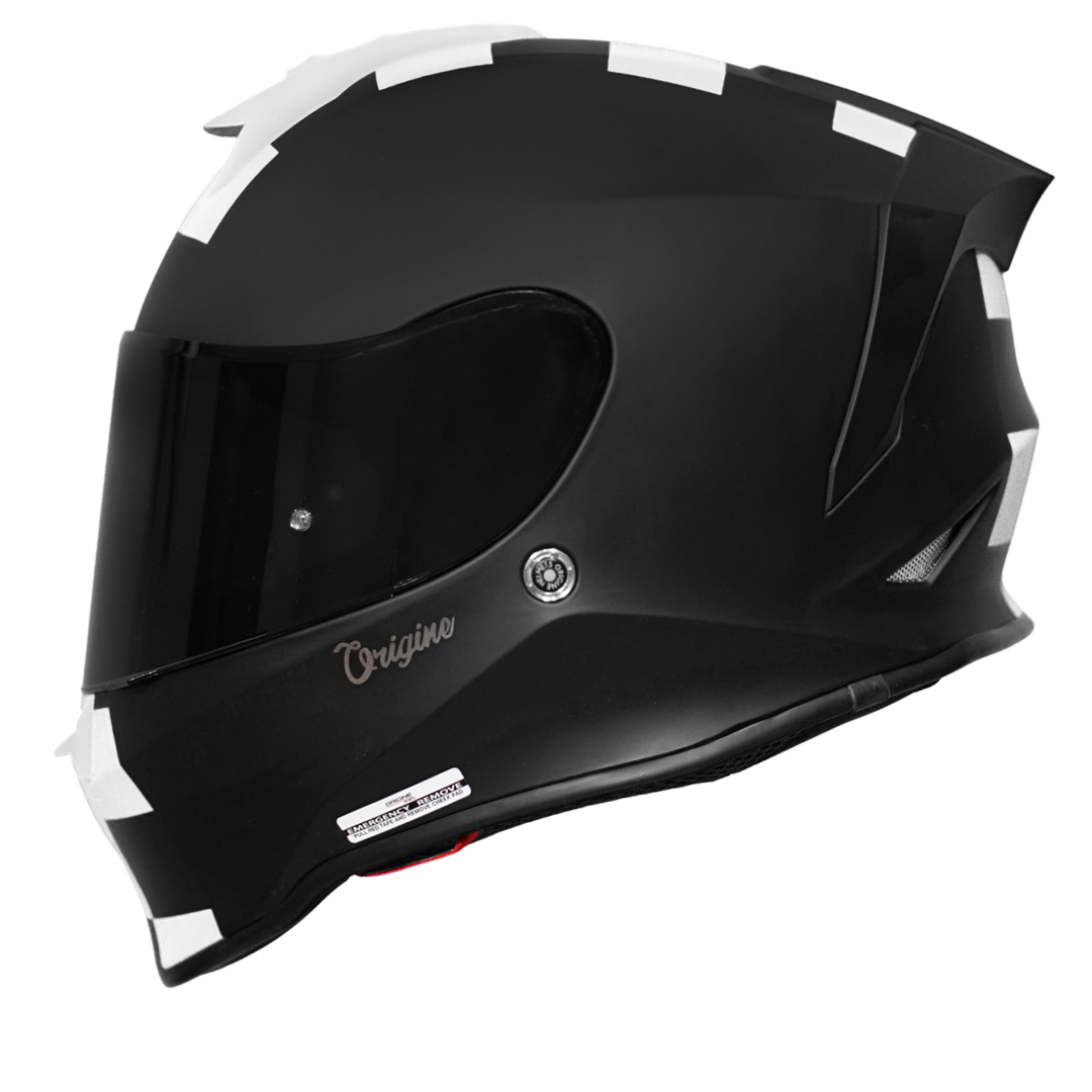Capacete Origine Dinamo Contest White/Black Matt