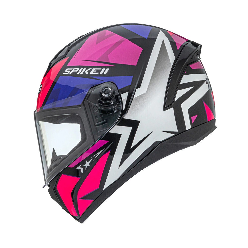 Capacete Peels SpikeII NKD Preto Fosco/Pink