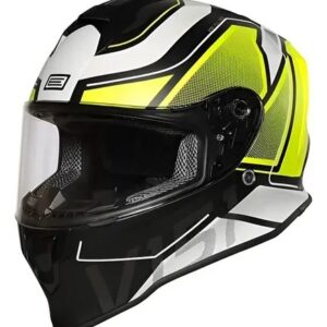 Capacete Origine Dinamo Galaxy Gloss Preto/Branco/Amarelo