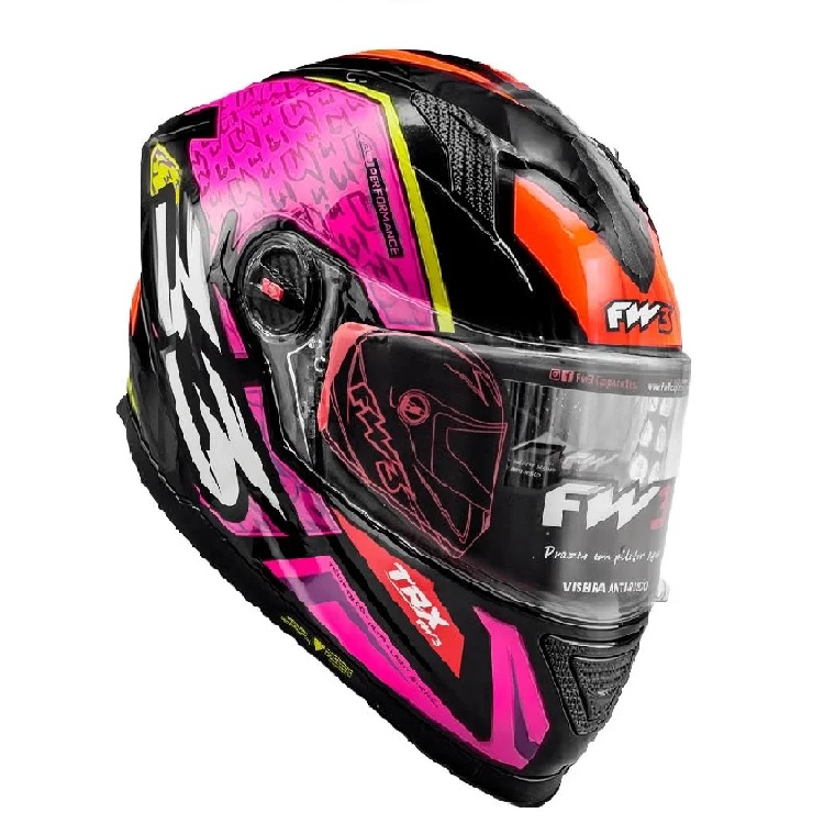 Capacete FW3 TRX Air Amarelo